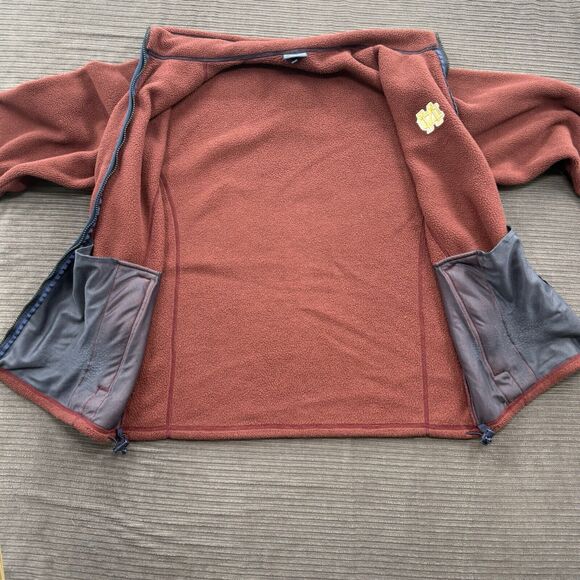 Vineyard Vines Notre Dame Quarter Zip Pullover Men Medium Brown Polyester. - Picture 9 of 9